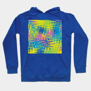 Pixelated Cool Colors Hoodie